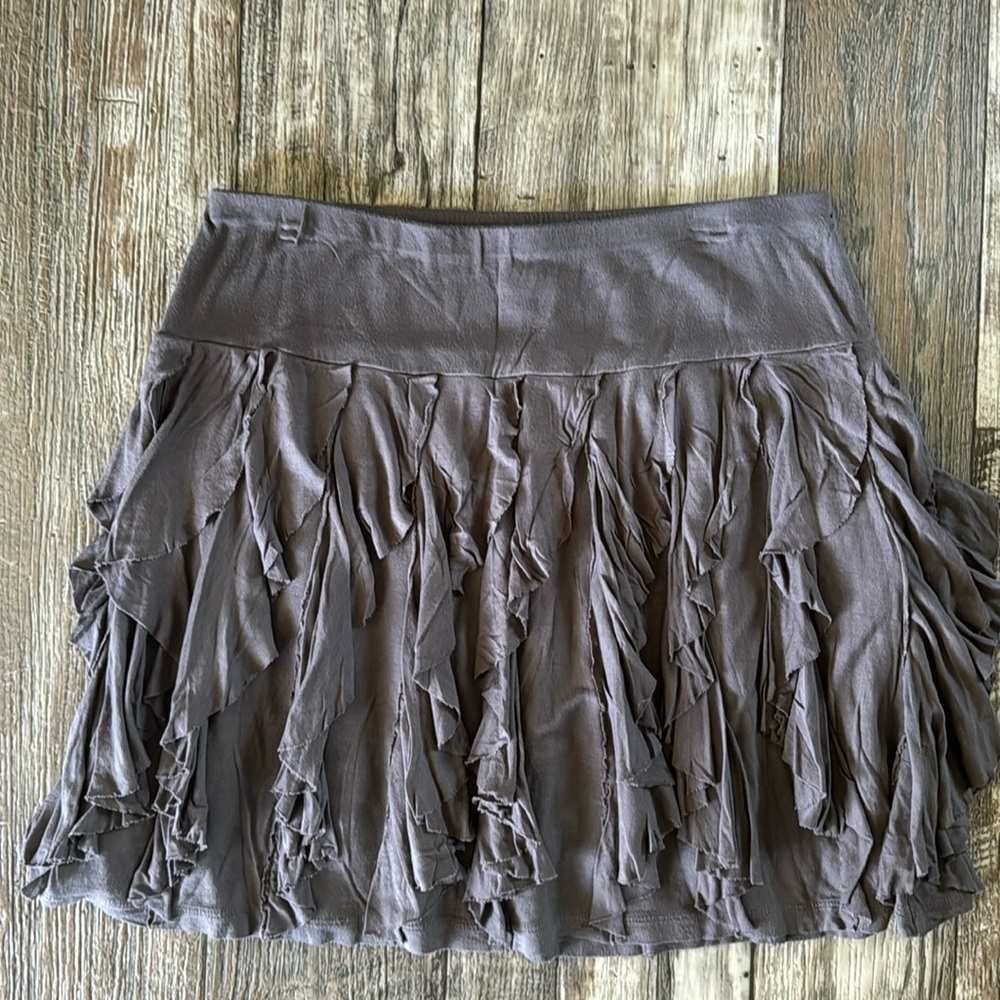 INC INTERNATIONAL CONCEPT GRAY WOMEN SKIRT, SIZE LARGE